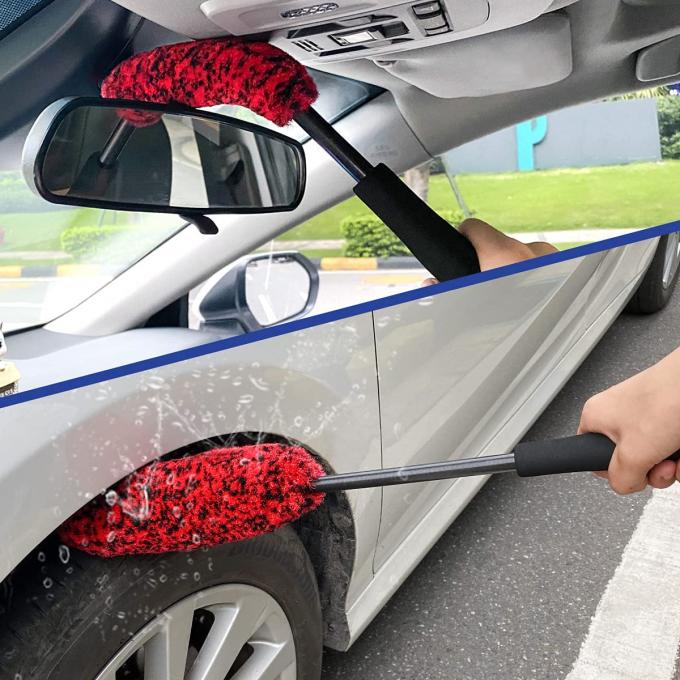 Synthetic Car Cleaning Brush Kit 14PCS OEM Wheel Tire Brush Cleaning Set 1