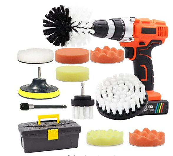 buy 13cm 13Pcs Soft Drill Brush Attachment Set 1.5kg Efficient Cleaning online manufacturer