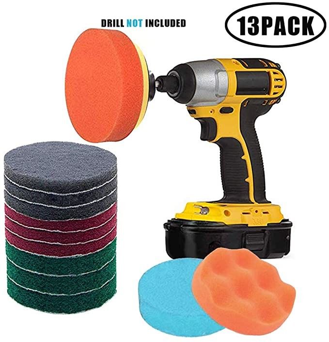 Polypropylene Buffing Polishing Pads For Car 4in Cleaning Kit