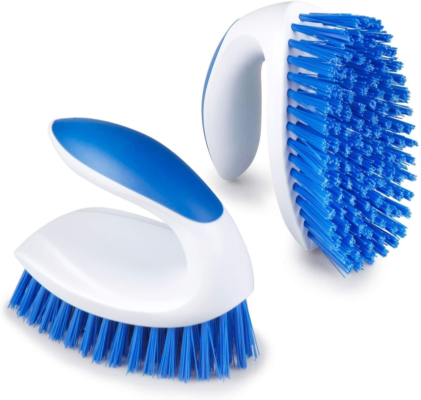 2 Pack Stiff Bristle Grout Scrubber Brush For Cleaning Shower 0.3mm Filament