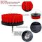 Drill Cleaning Brush 5 Piece Scrub Brush Drill Attachment Shower Cleaner Bath Mat Shower Doors Glass Cleaner