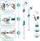 320 Rotate Cordless Spin Scrubber Brush 14W Output Power For Bathroom 2000mAh